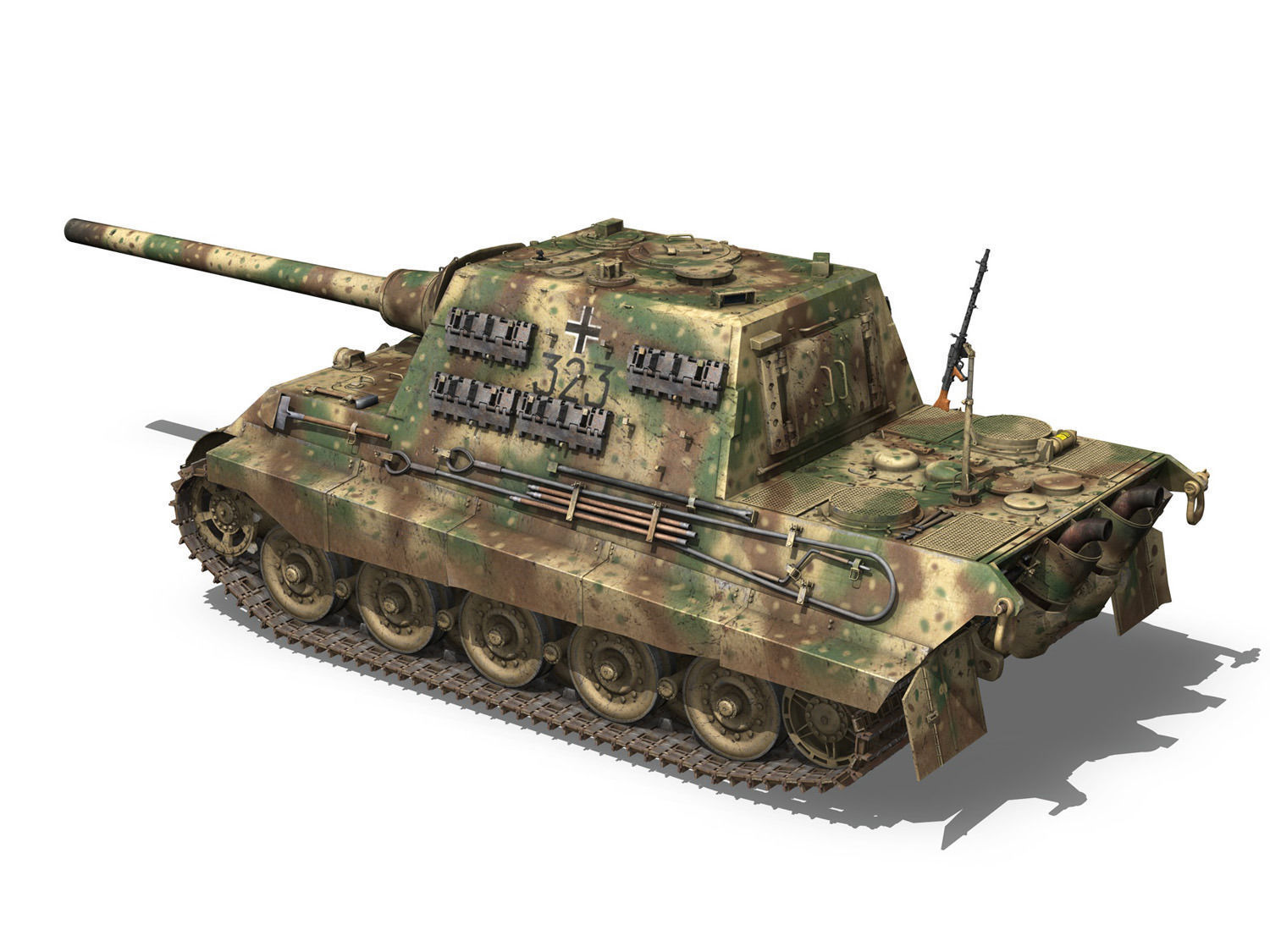 SDKFZ 186 Jagdtiger - 323 3D model_3