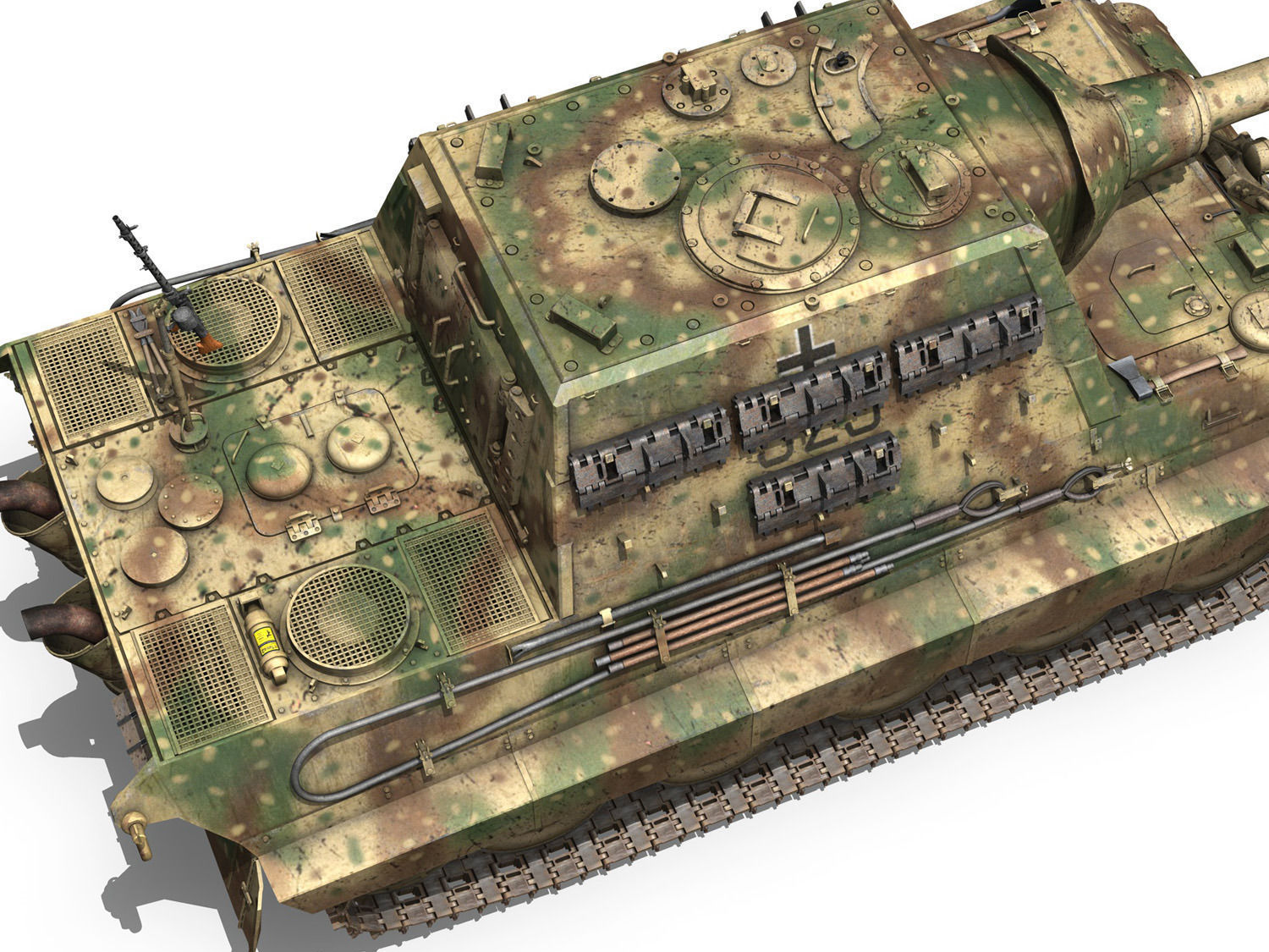 SDKFZ 186 Jagdtiger - 323 3D model_9