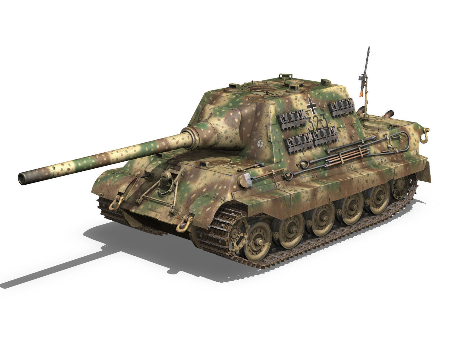 SDKFZ 186 Jagdtiger - 323 3D model_2