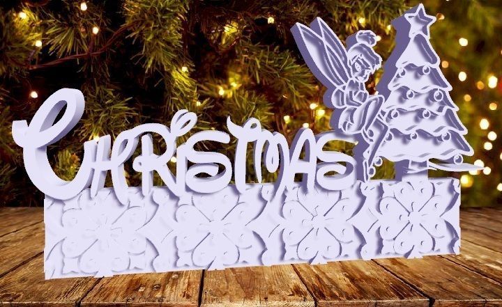 Tinkerbell Christmas 3D print model_1