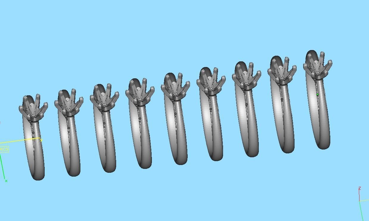 Half Carat Diamond Solitaire Promise Ring 3dmodel 3D print model_10