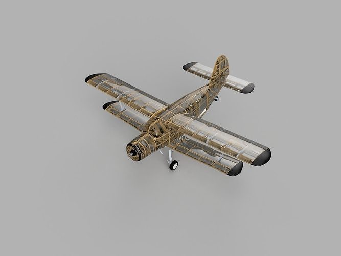 RC airplane AN-2 3D Print Model