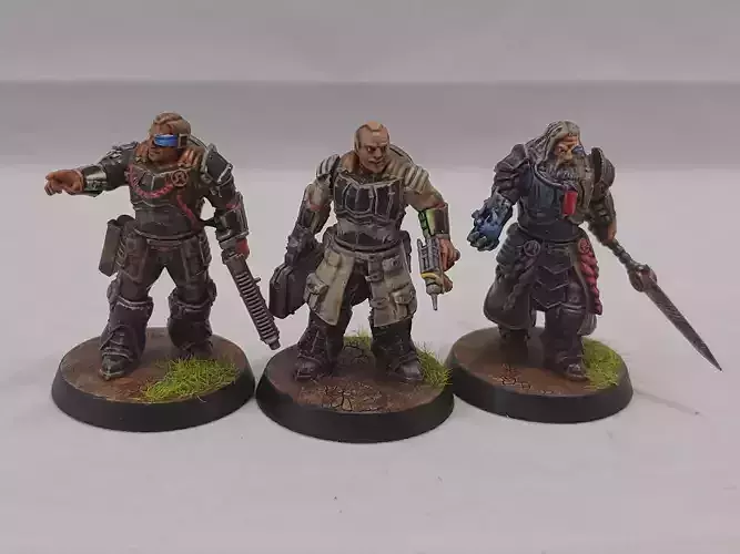 Black Knights - Recon Command Group 3D print model