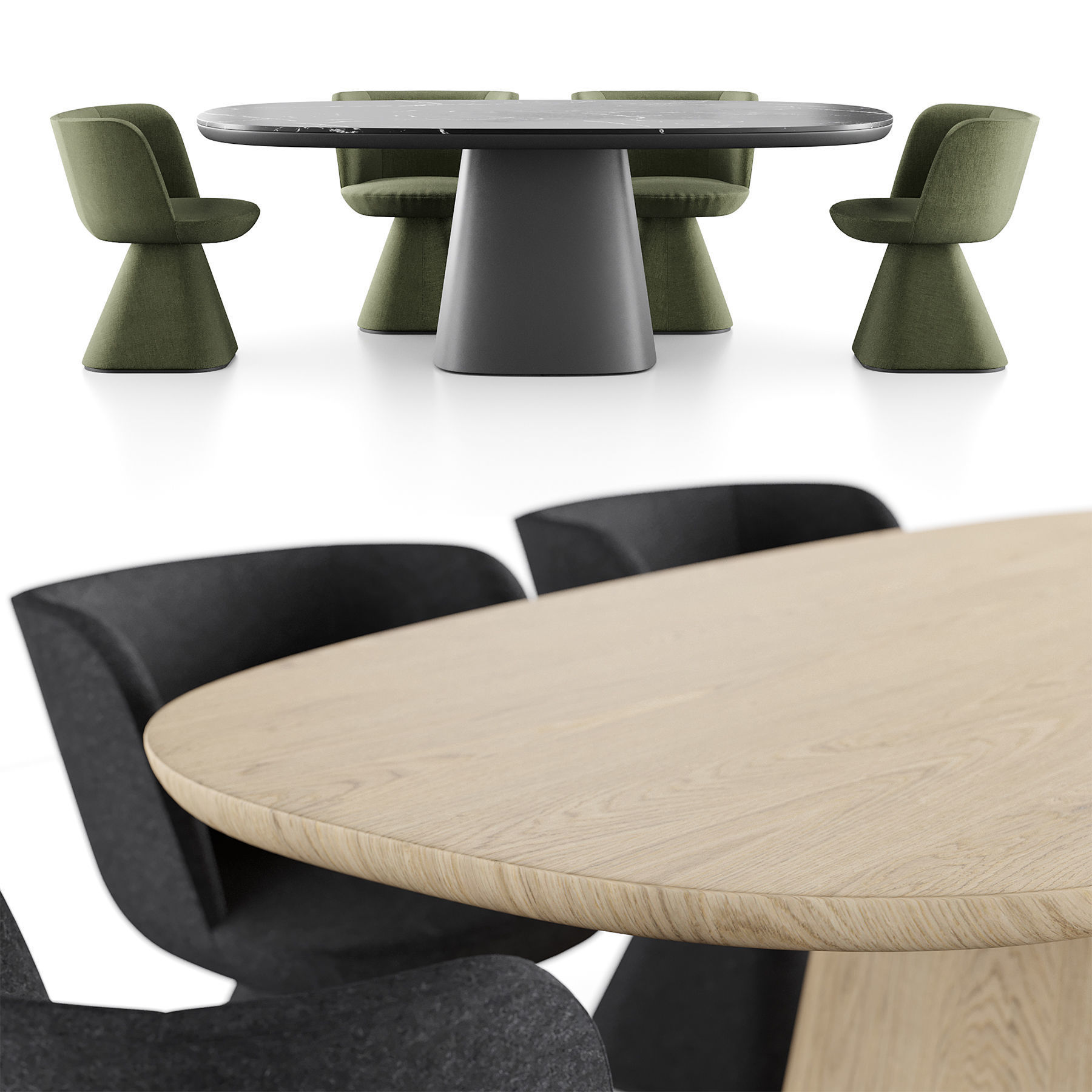 Bebitalia Allure O Flair O Set 3 Low-poly 3D model_3