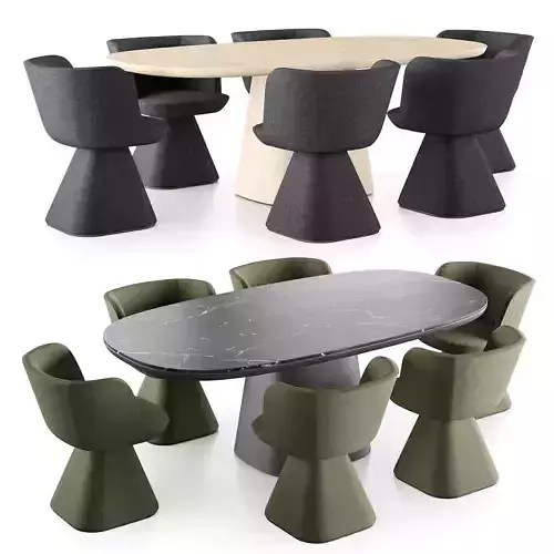 Bebitalia Allure O Flair O Set 3 Low-poly 3D model
