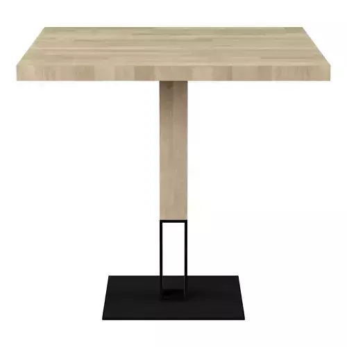 Table Metal and Oak Loft