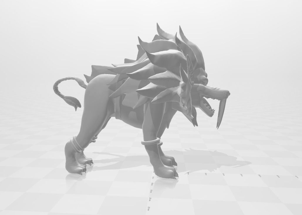Leon 3D Model lion 3D print model_1