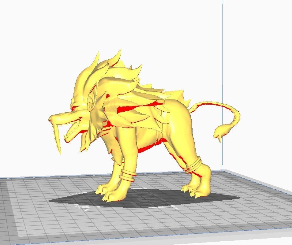 Leon 3D Model lion 3D print model_2