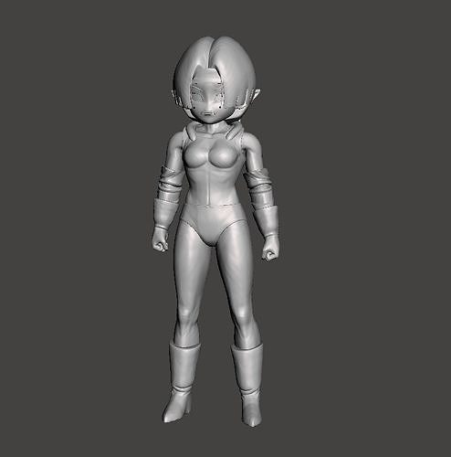 Sheela 3D Model female character 3D print model