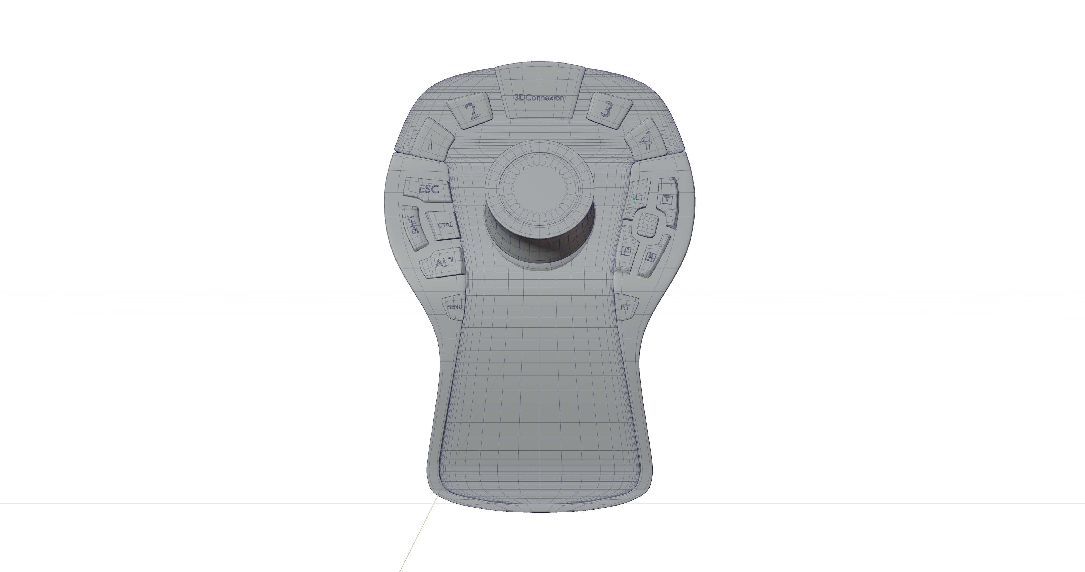 3d mouse styrofoam foot rest 3D model_8