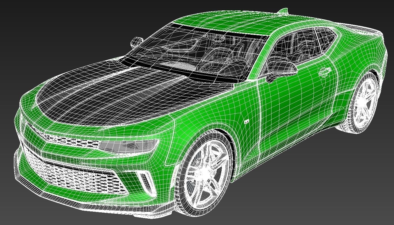 Chevrolet Camaro LT1 2017 3D model_12