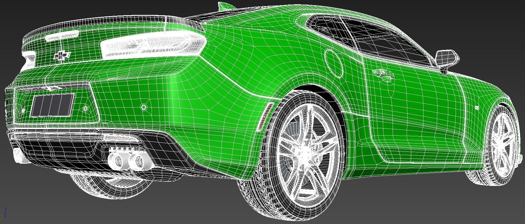 Chevrolet Camaro LT1 2017 3D model_13