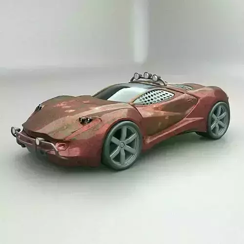 Futuristic concept apocalypto 3D model