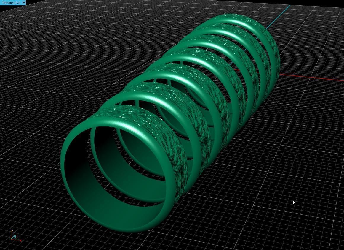 Rings Tree 3D print model_12