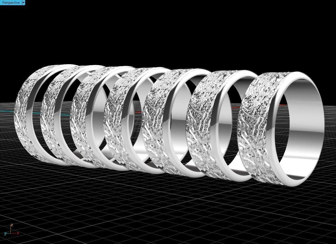 Rings Tree 3D print model_8