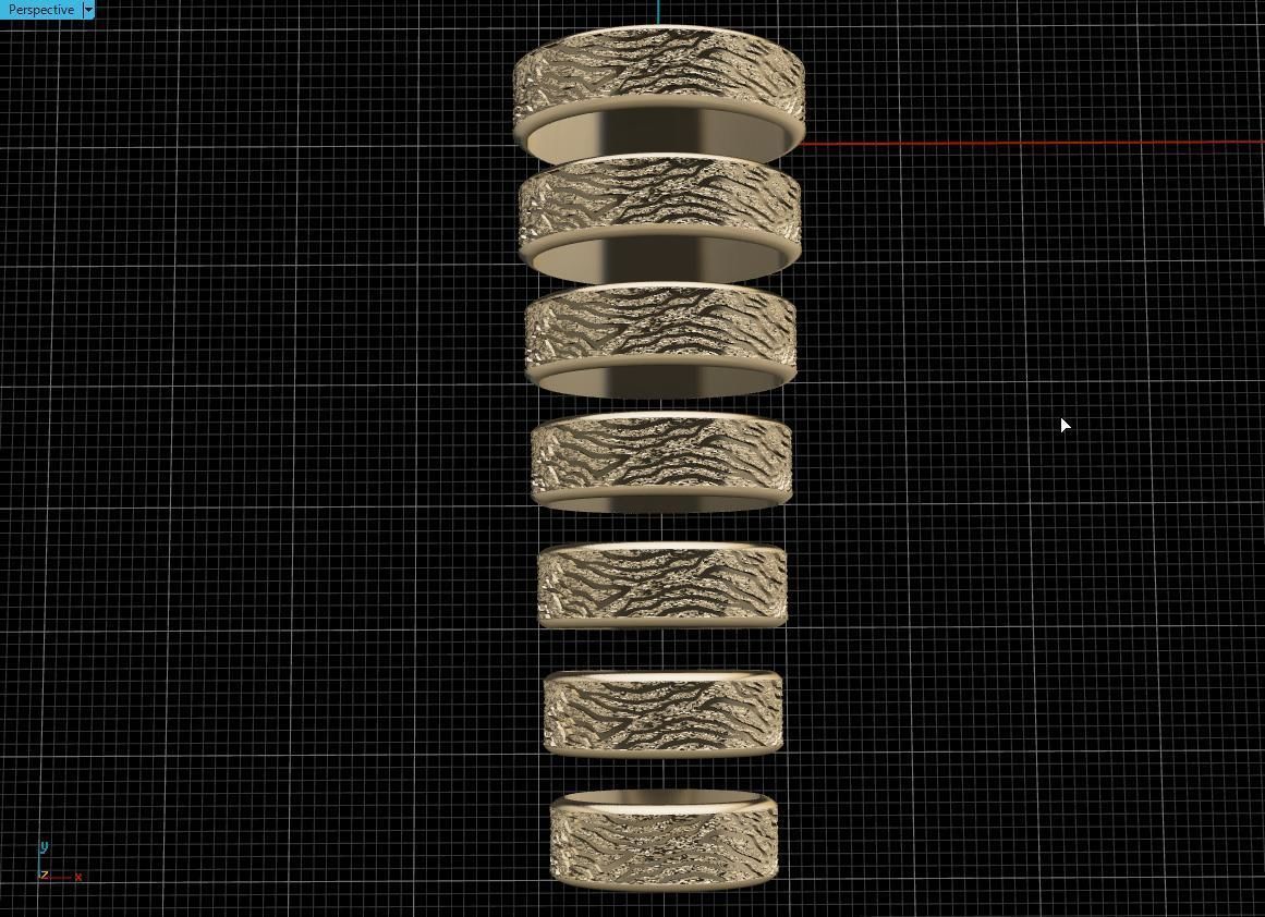 Rings Tree 3D print model_5