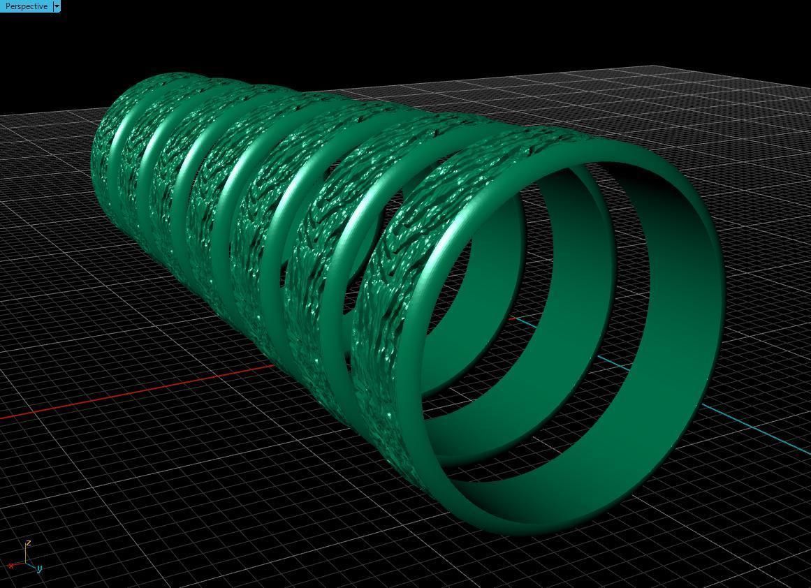 Rings Tree 3D print model_15