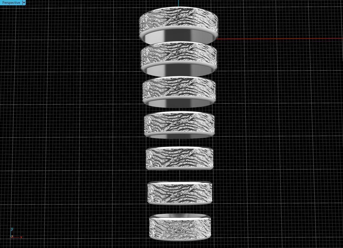 Rings Tree 3D print model_11