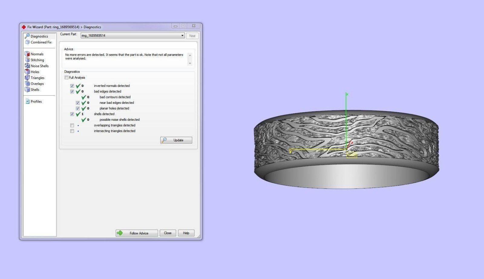 Rings Tree 3D print model_21