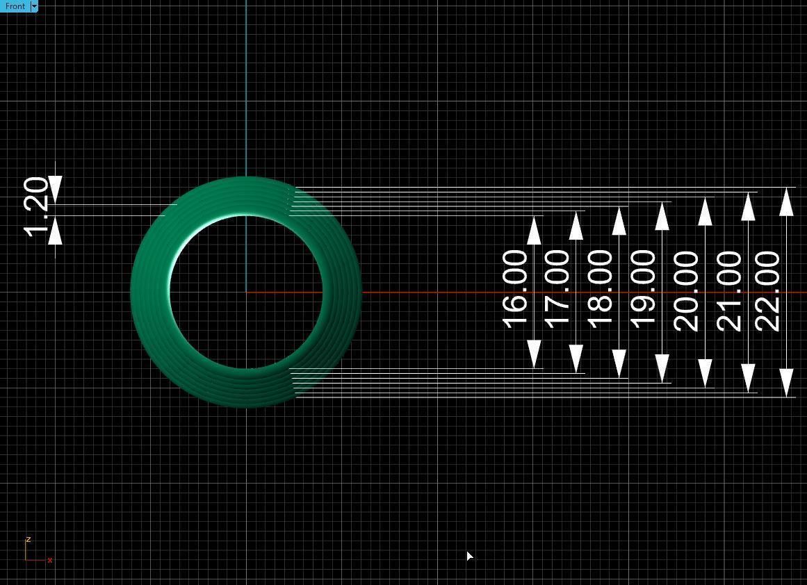 Rings Tree 3D print model_18