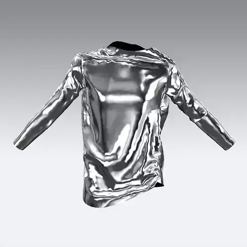 DRESS METALIC DRAPED LOOK