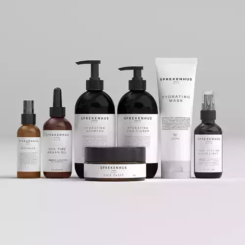 Haircare Set By Sprekenhus Low-poly 3D model