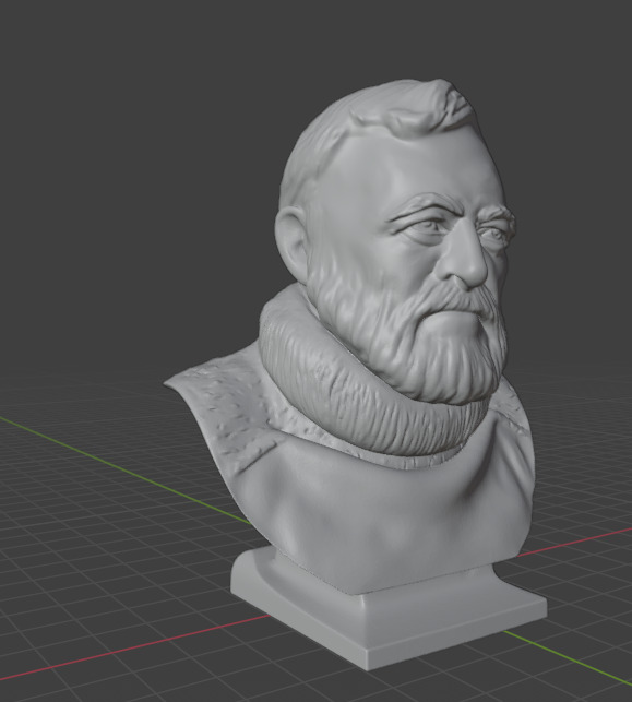 Ernest Hemingway 3D print model_12