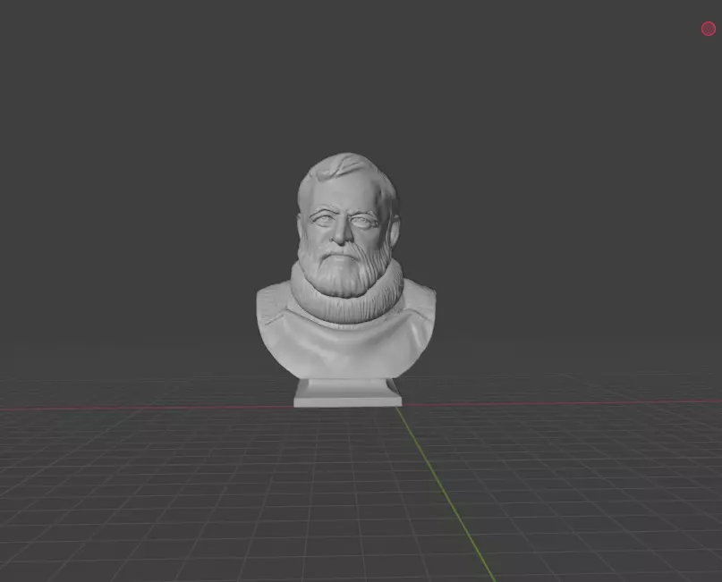 Ernest Hemingway 3D print model_0