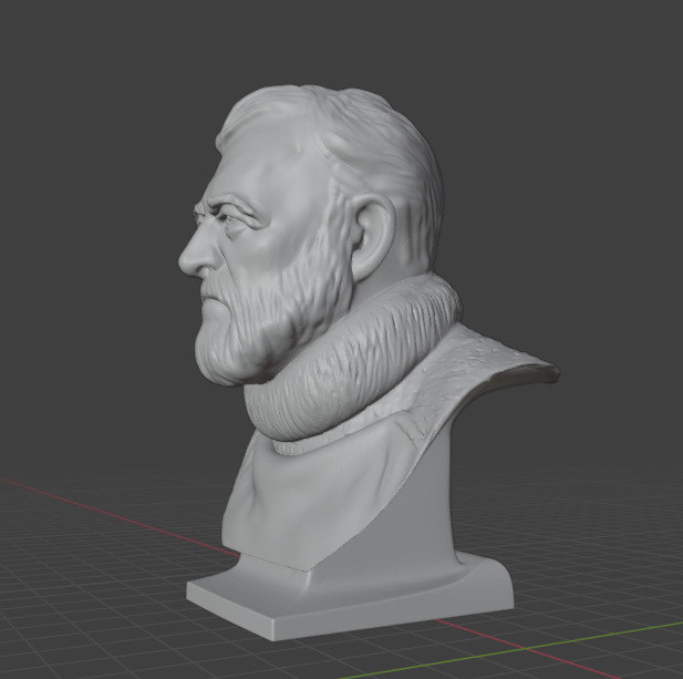 Ernest Hemingway 3D print model_8