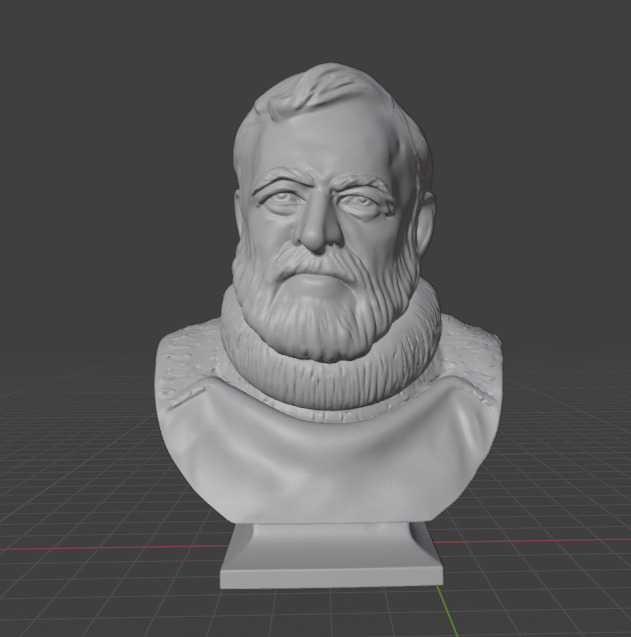 Ernest Hemingway 3D print model_1