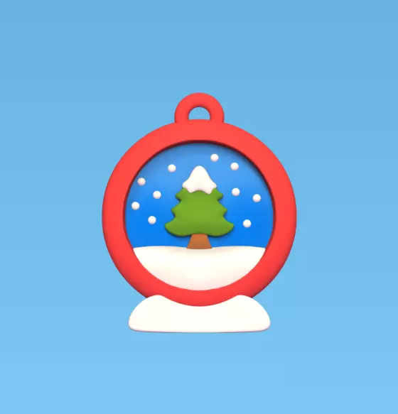 Christmas Ornaments - Ball Tree 3D print model_0
