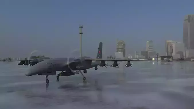 AKINCI Tiha - BAYRAKTAR UAV 3D model