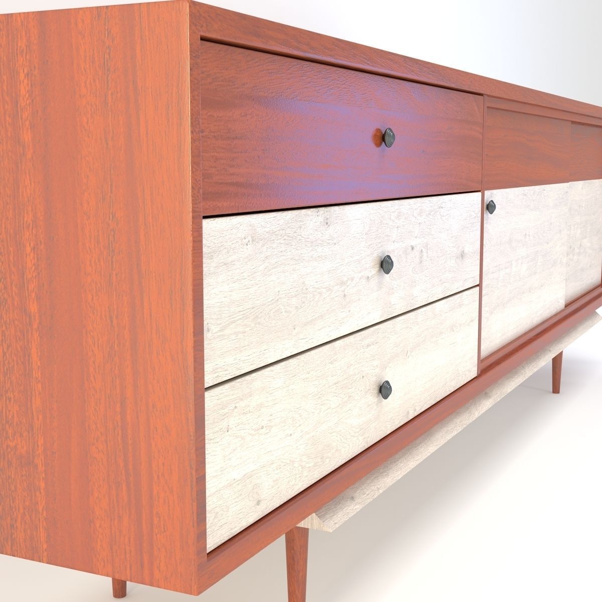 Retro Cupboard 8 3D model_8