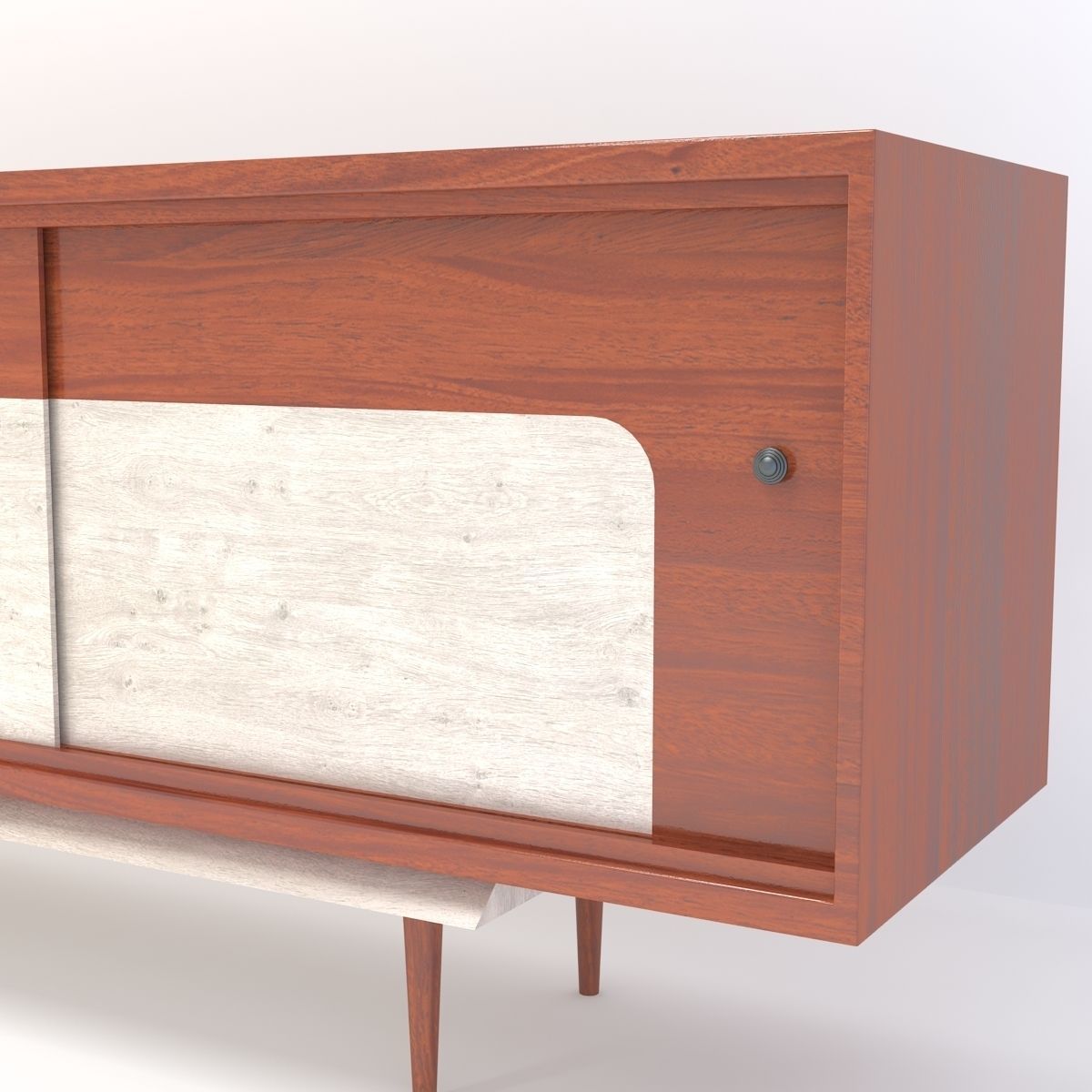 Retro Cupboard 8 3D model_6