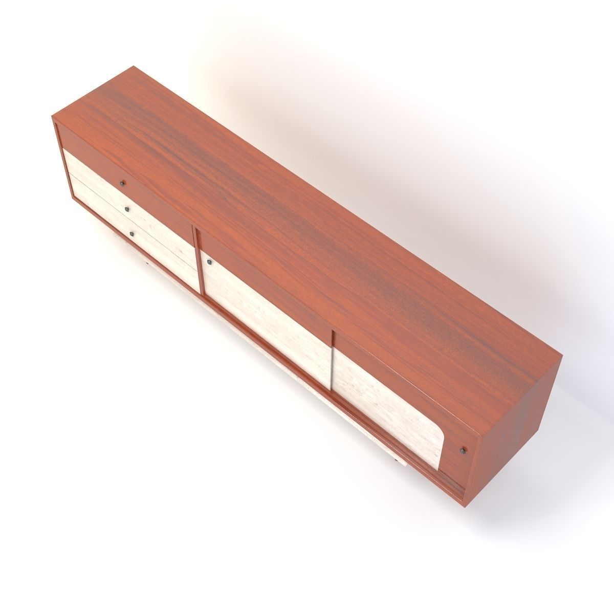 Retro Cupboard 8 3D model_4
