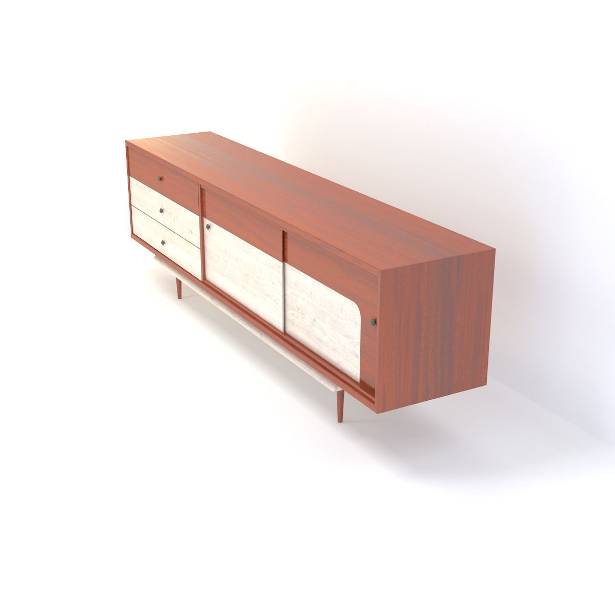 Retro Cupboard 8 3D model_1