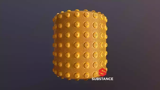 Sidewalk Bumps PBR Substance Material Texture