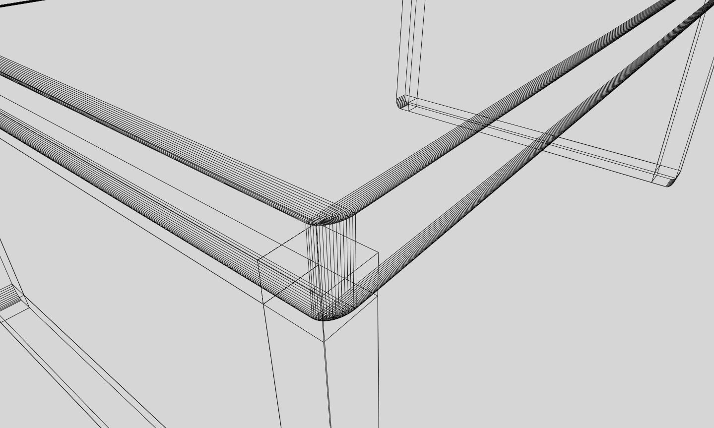 Coffee table 3D model_9