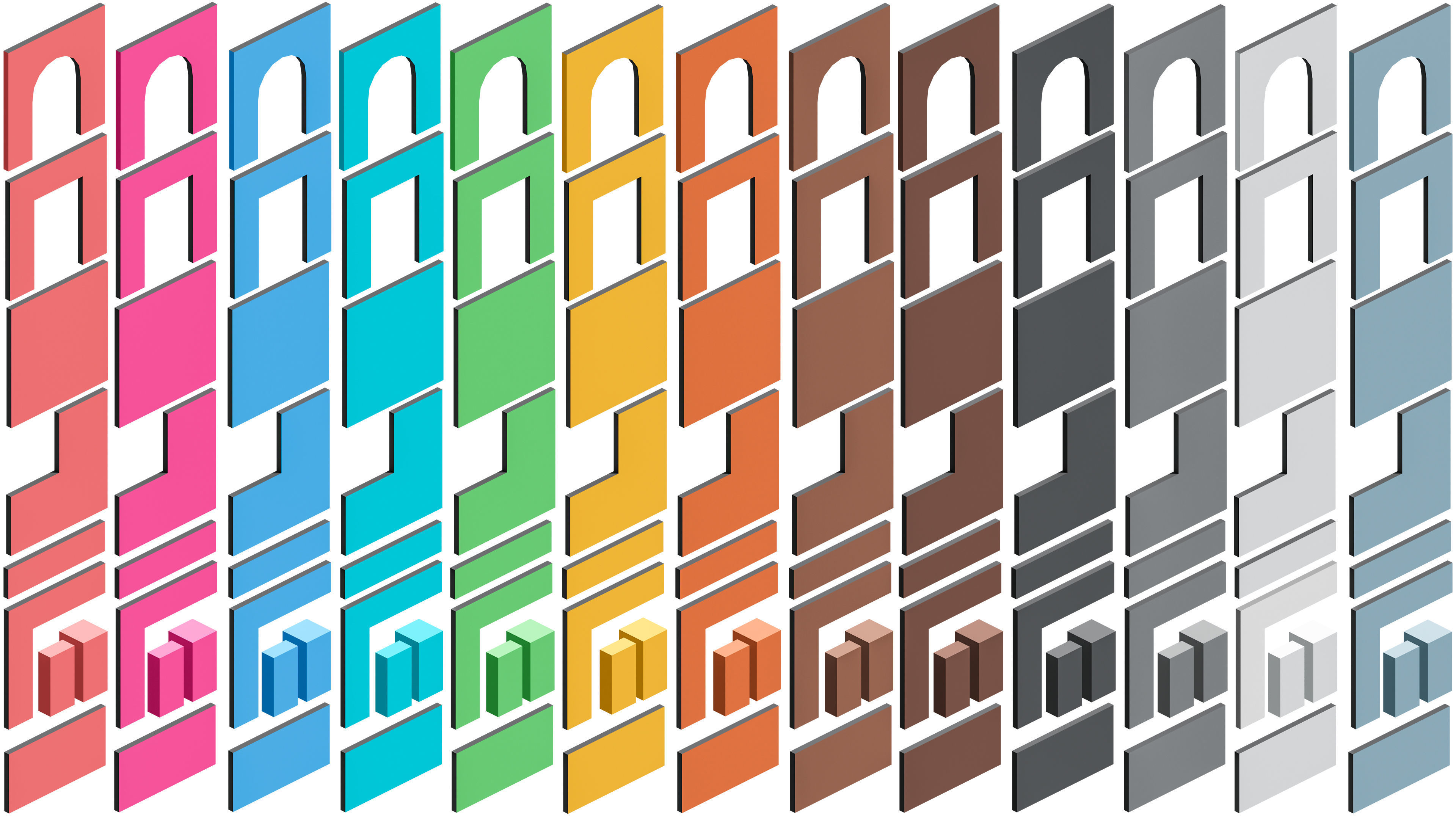 Office 2 Low-poly 3D model_52