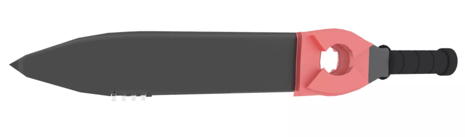 The Crimson Blade - Limited Edition Collection  Low-poly 3D model_0