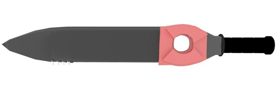 The Crimson Blade - Limited Edition Collection  Low-poly 3D model_6