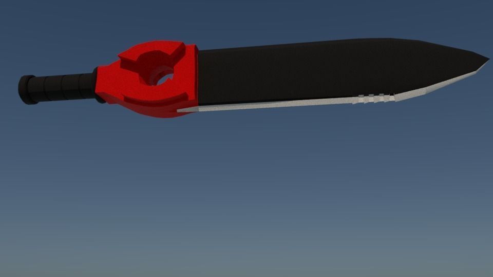The Crimson Blade - Limited Edition Collection  Low-poly 3D model_2
