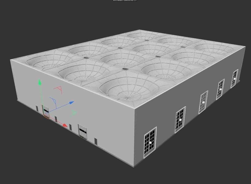 Convention And Exhibition Center 3D model_12