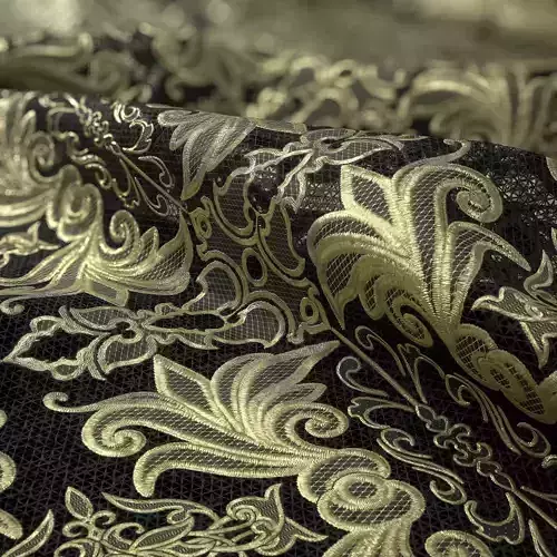 Lace Embroidery 08 - 4K - PBR - PNG - SBSAR