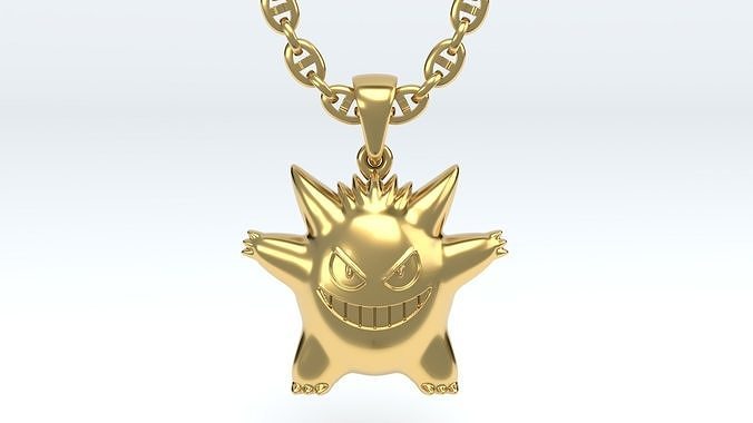 Gengar pendant 20 mm 3D print model