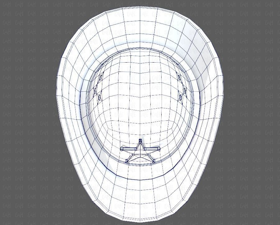 Cap V06 Low-poly 3D model_36