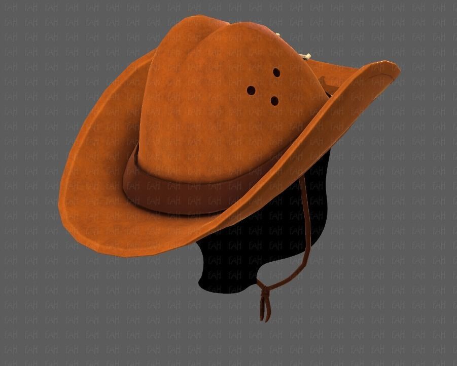 Cap V06 Low-poly 3D model_20