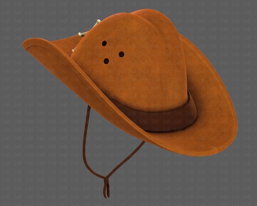 Cap V06 Low-poly 3D model_41