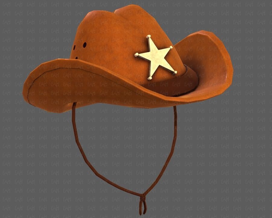 Cap V06 Low-poly 3D model_39