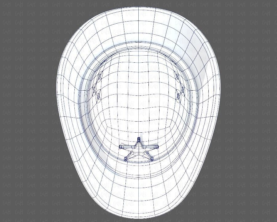 Cap V06 Low-poly 3D model_34